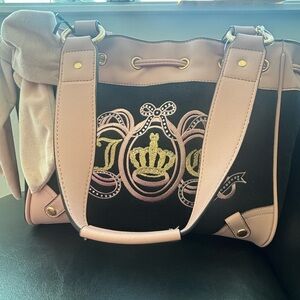 Chic Black and Pink Tote Bag